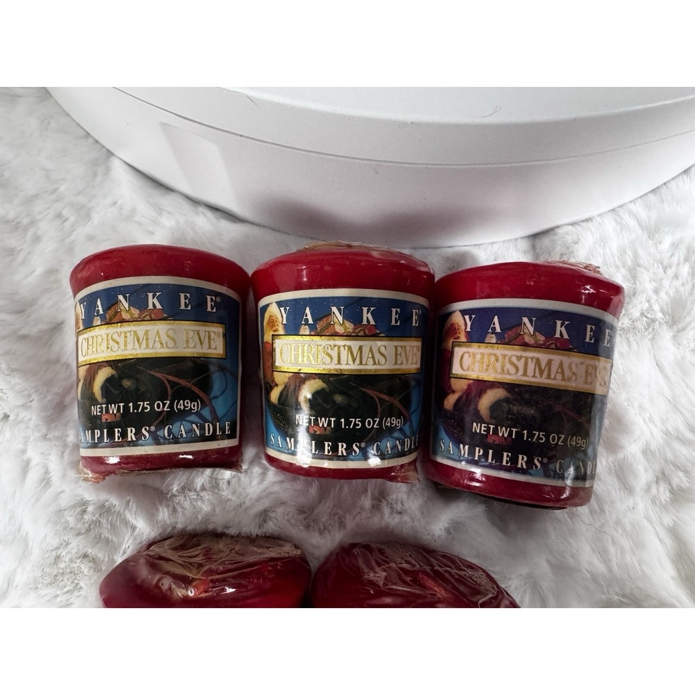 Yankee Candle Votive Sampler Lot x9 Multi Scents Christmas Eve + Retired - Picture 4 of 7
